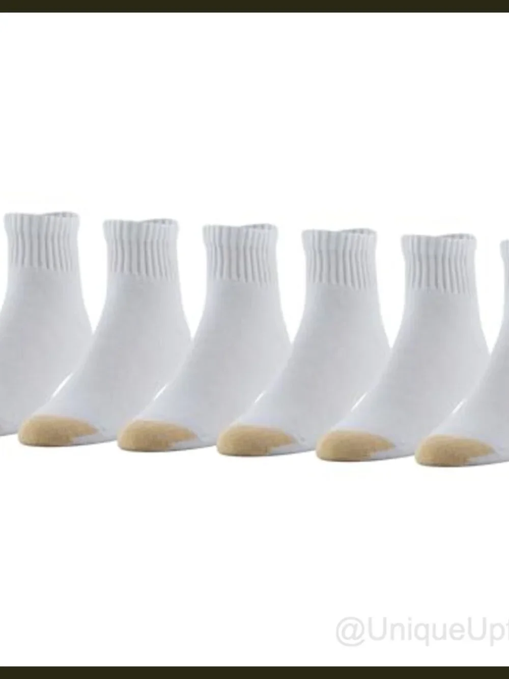 Cotton Ankle Athletic Socks 6-Pair Pack, Shoe Sizes 12-16